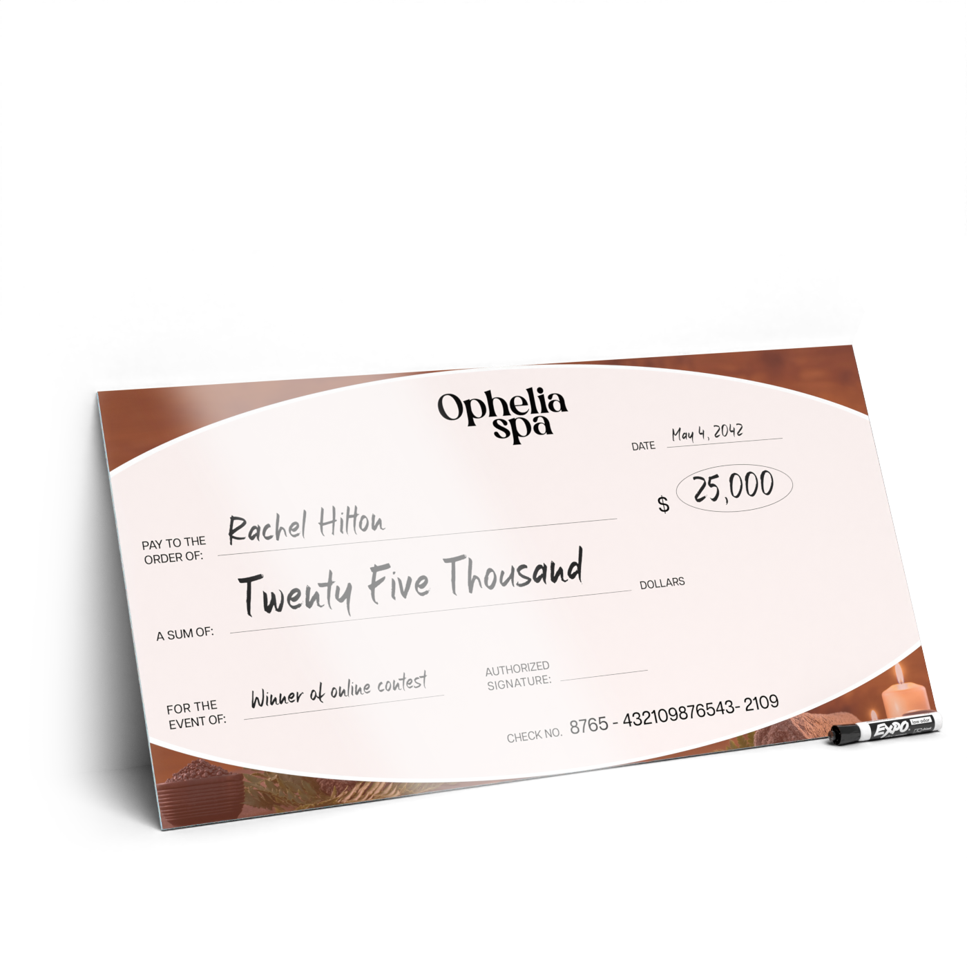 Custom Giant Checks